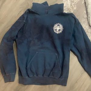 Blue tyedie hoodie